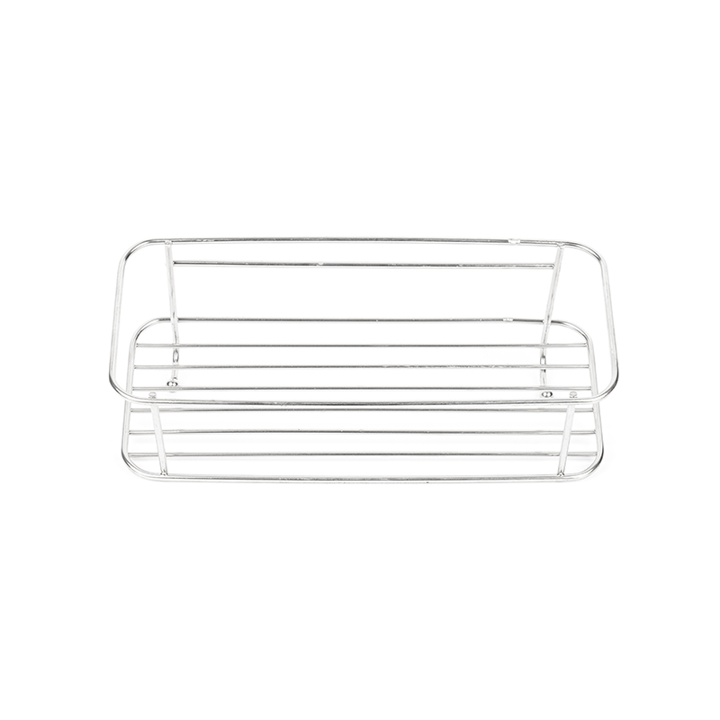 Nalepovací sprchový vozík z nerezové oceli s háčky