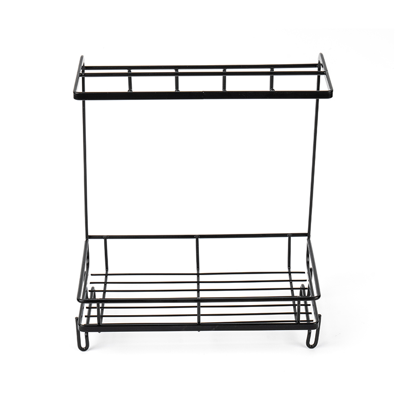 Držák na kuchyňský dřez s houbičkou a držákem na utěrku