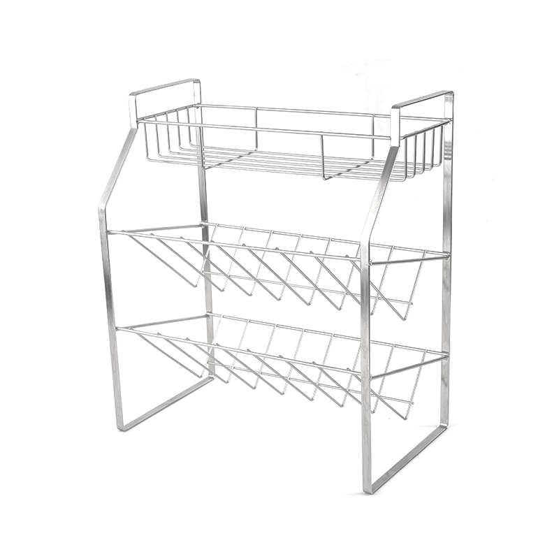 3patrový černý stojan na koření s nástěnným držákem do kuchyně