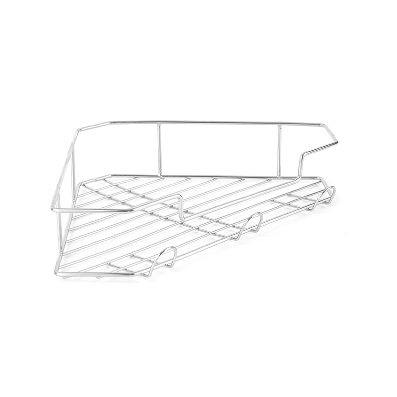 304 Rohová police nástěnného sprchového vozíku z nerezové oceli