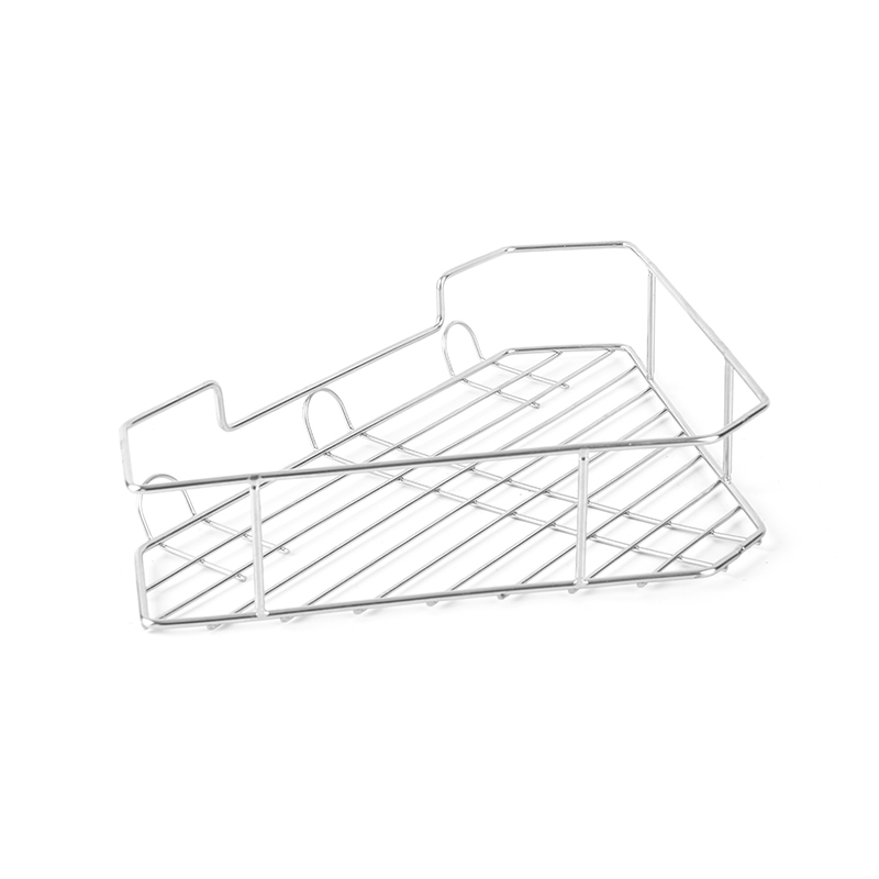 304 Rohová police nástěnného sprchového vozíku z nerezové oceli