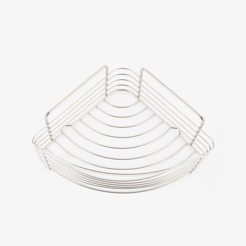 Rohový sprchový vozík nástěnný s lepidlem