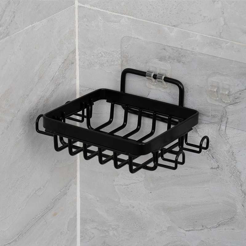 Nerezový nástěnný držák mýdla do sprchy